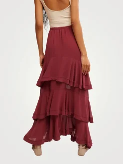 Clementine Tiered Maxi Skirt