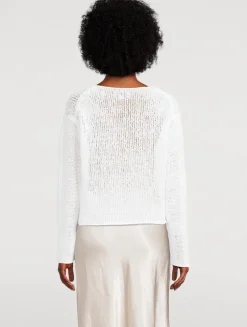 Coated Cotton Sweater