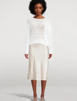 Coated Cotton Sweater