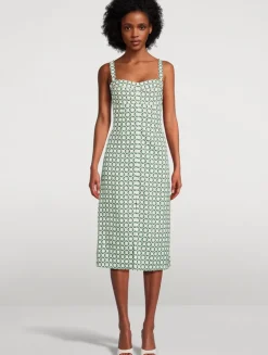 Colleen Printed Midi Dress