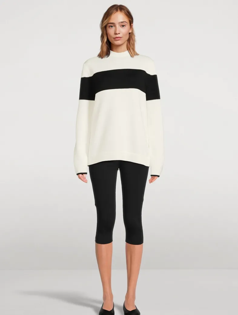 Compact Knit Capri Pants