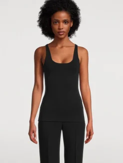 Compact Knit Tank Top