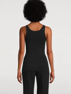 Compact Knit Tank Top