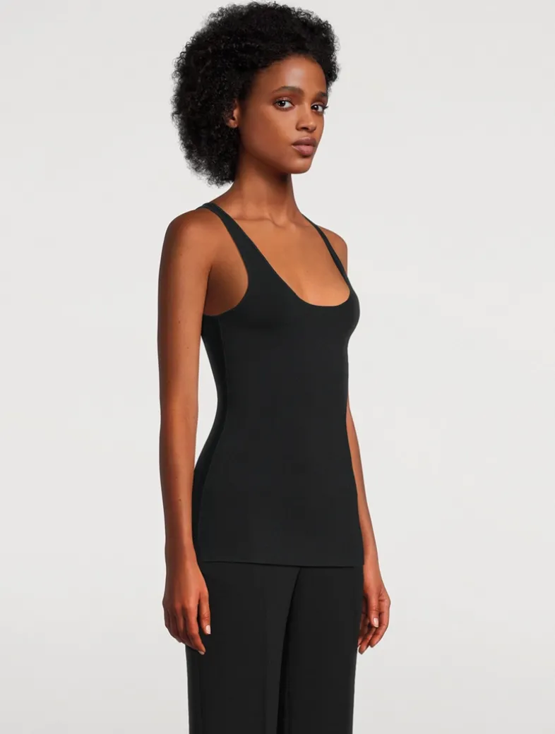Compact Knit Tank Top