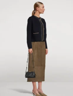 Concert Intrecciato Leather Crossbody Bag