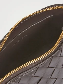 Concert Intrecciato Leather Crossbody Bag