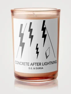 Concrete After Lightning Candle