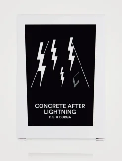 Concrete After Lightning Candle