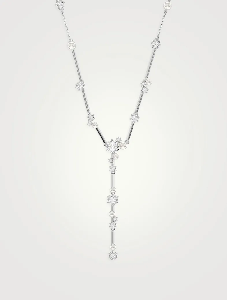 Constella Crystal Y Necklace