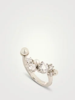 Constella Open Crystal Ring