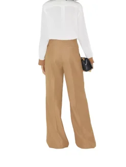 Contrast Trim Silk Shirt