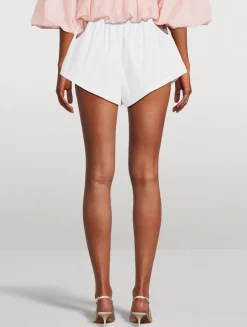 Cotton Boxer Shorts In Stripe Print