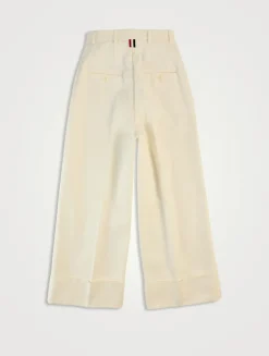 Cotton Canvas Trousers