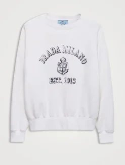 Cotton Crew-neck Sweatshirt