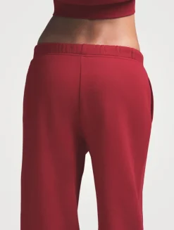 Cotton Fleece Classic Straight-Leg Pants