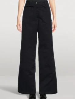 Cotton Gabardine Trousers