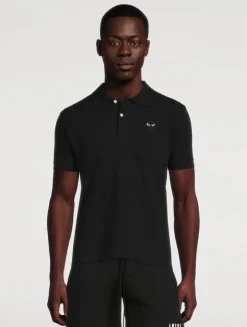 Cotton Heart Polo Shirt