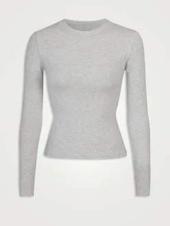 Cotton Jersey Long-Sleeve T-Shirt