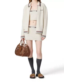 Cotton Knit Zipper Cardigan