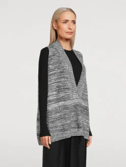 Cotton Linen Sweater Vest