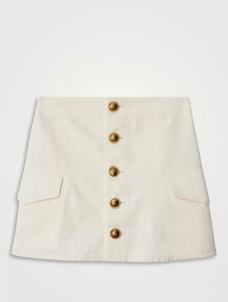 Cotton Mini Skirt