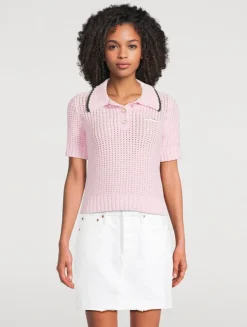 Cotton Mouliné Polo Shirt