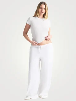 Cotton Poplin Pajama Pants