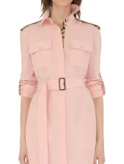 Cotton Poplin Shirt Dress