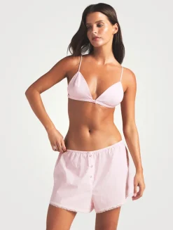 Cotton Poplin Sleep Short