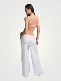 Cotton Poplin Triangle Bralette