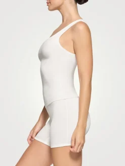 Cotton Rib Long Tank Top