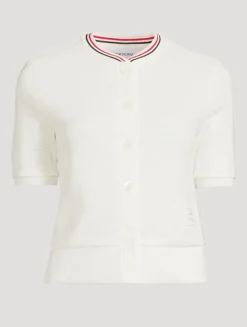 Cotton Waffle Cardigan