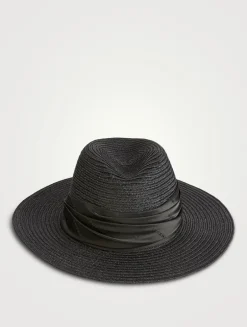 Courtney Vented Hemp Packable Fedora