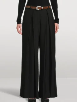 Cowboy Croc-Embossed Leather Belt