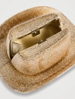 Cowboy Hat Cheyenne Crystal Clutch