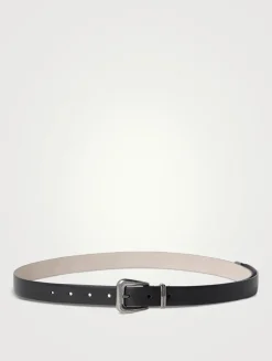 Cowhide Belt With Monili