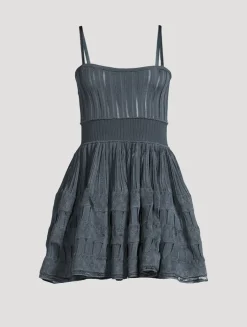 Crinoline Knit Mini Dress