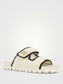 Crochet Slide Sandals