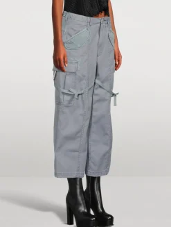 Cropped Cargo Pants