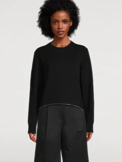 Cropped Crewneck Sweatshirt
