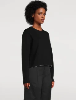 Cropped Crewneck Sweatshirt