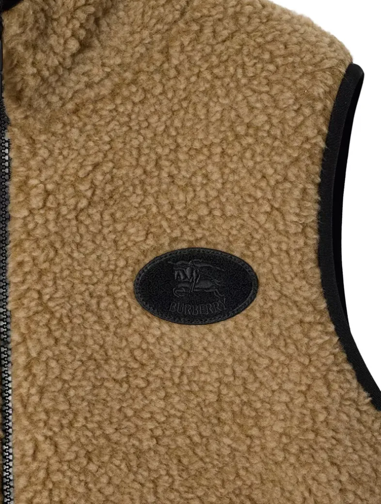 Cropped Fleece Gilet