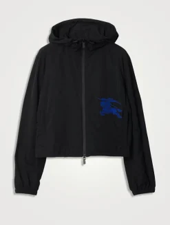 Cropped Nylon Jacket