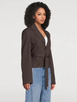 Cropped Tailored Jacket