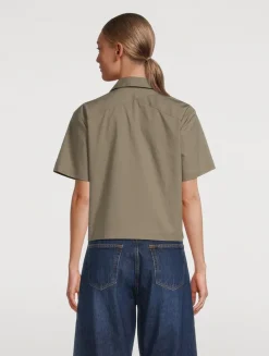 Cropped Utility Shirt