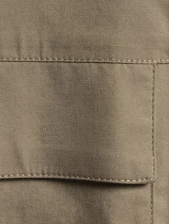 Cropped Utility Shirt