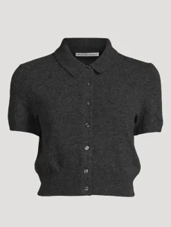 Cropped Wool Cardigan