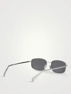 Crystal Triomphe Rectangular Sunglasses