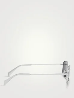 Crystal Triomphe Rectangular Sunglasses