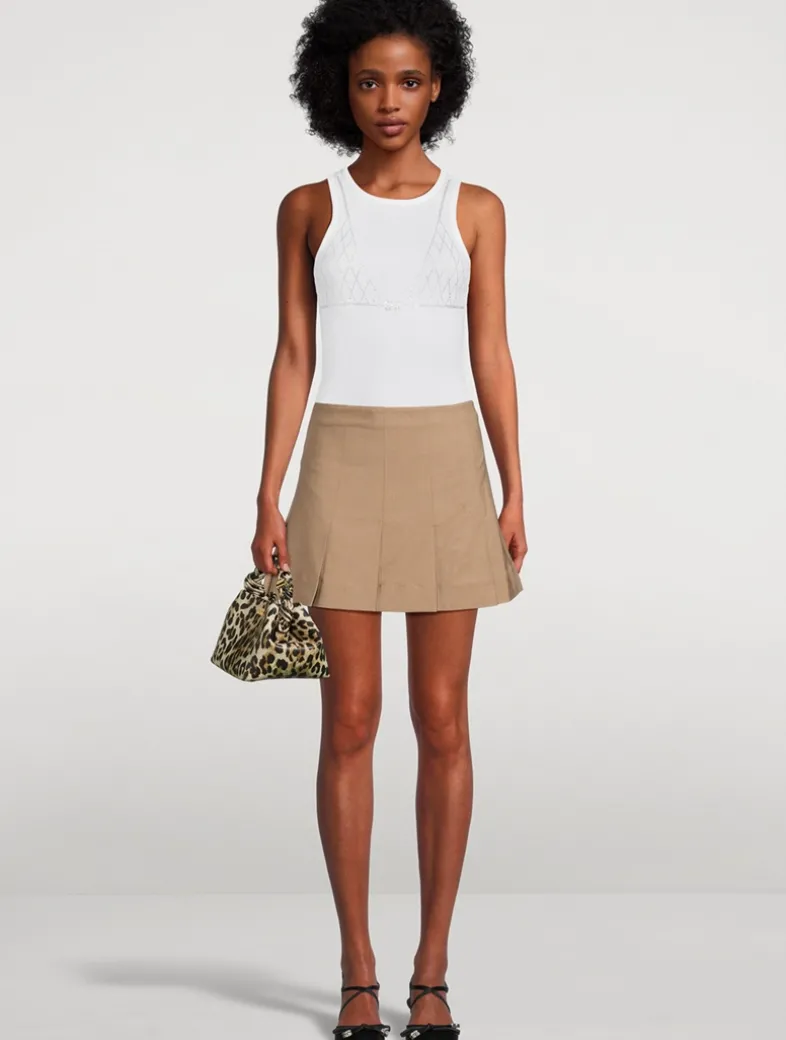 Crystal-Embellished Tank Top